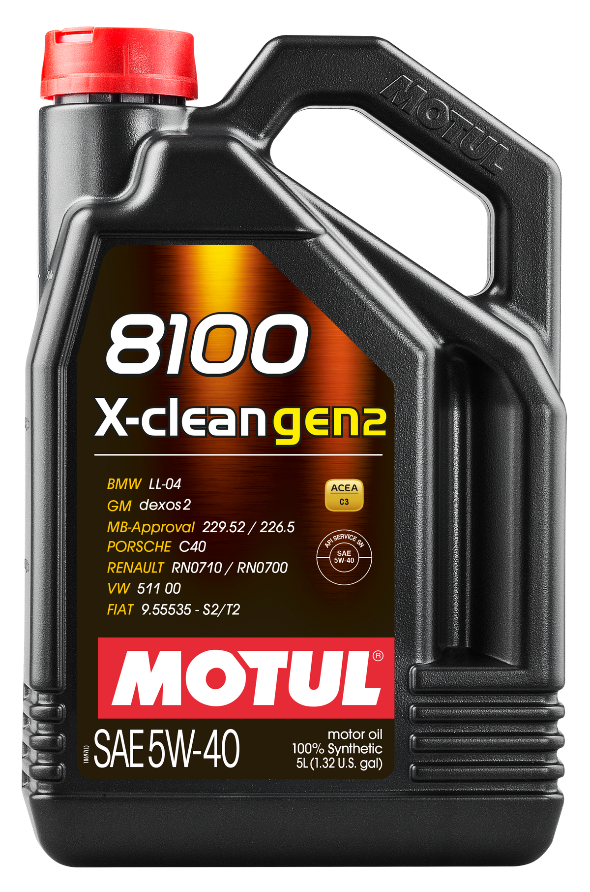 Motul 8100 X-CLEAN GEN2 5W-40 4X5L