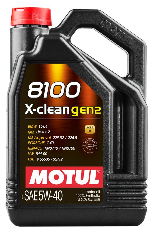 Motul 8100 X-CLEAN GEN2 5W-40 4X5L