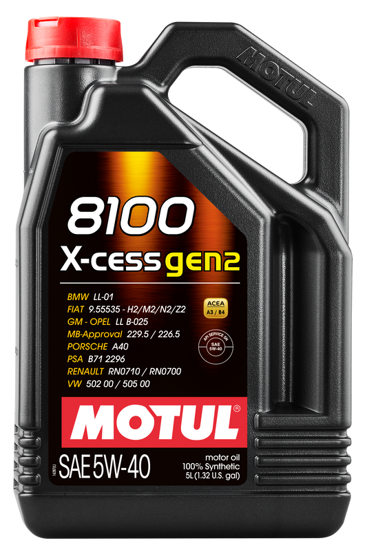 Motul 8100 X-CESS GEN2 5W-40 4X5L